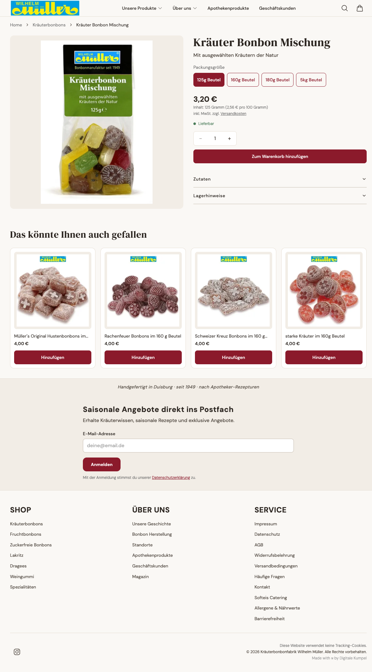 Die Produktdetailseite — mit korrektem Caching für Commerce-Daten